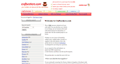 Desktop Screenshot of craftseekers.com