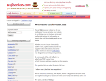 Tablet Screenshot of craftseekers.com